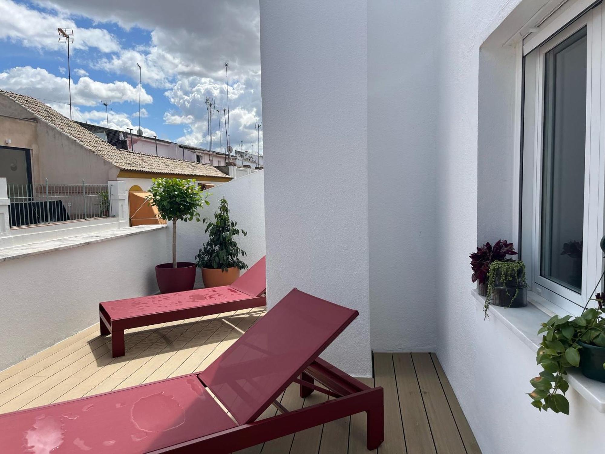 Galera Donkey Terraza Privada Lejlighed Sevilla Eksteriør billede